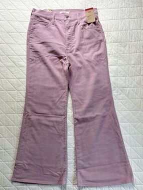 Levi’s Ribcage Bell Corduroy Pink High Rise Flare Jeans - 32x32 NWT Pants